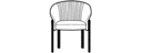 CHAIR WITH ARMS ANTHRACITE STAINED BEECH BASE 