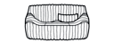 MEDIUM SOFA WITH LUMBAR CUSHIONS 