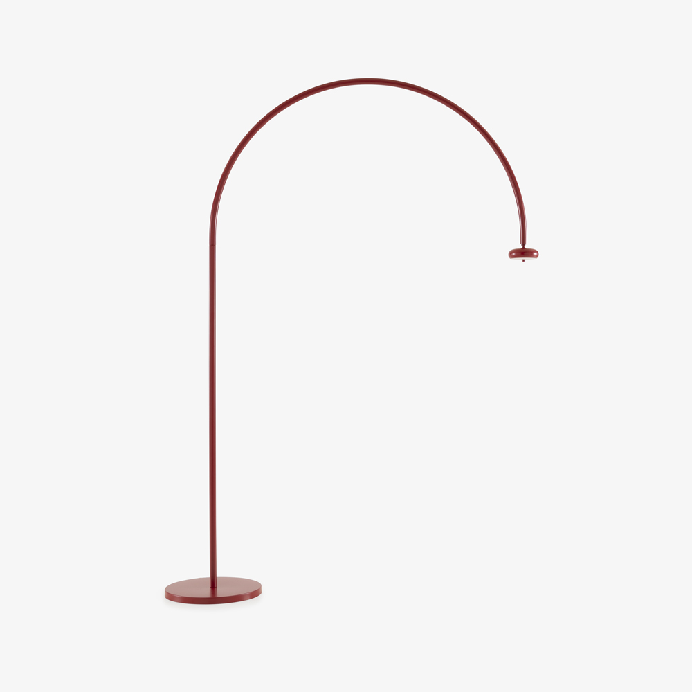 Image Reading lamp red laquer  1
