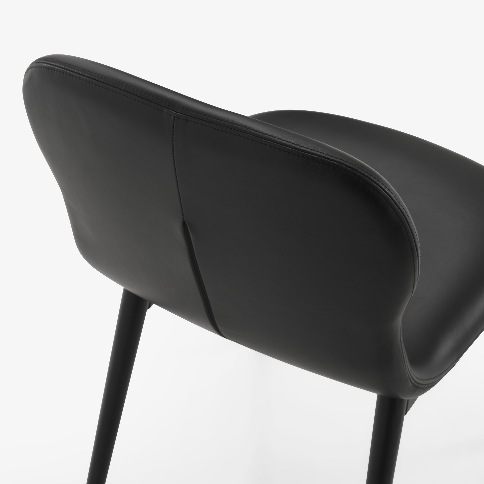 Image Jeu de 2 chaises - silvia version cuir  3