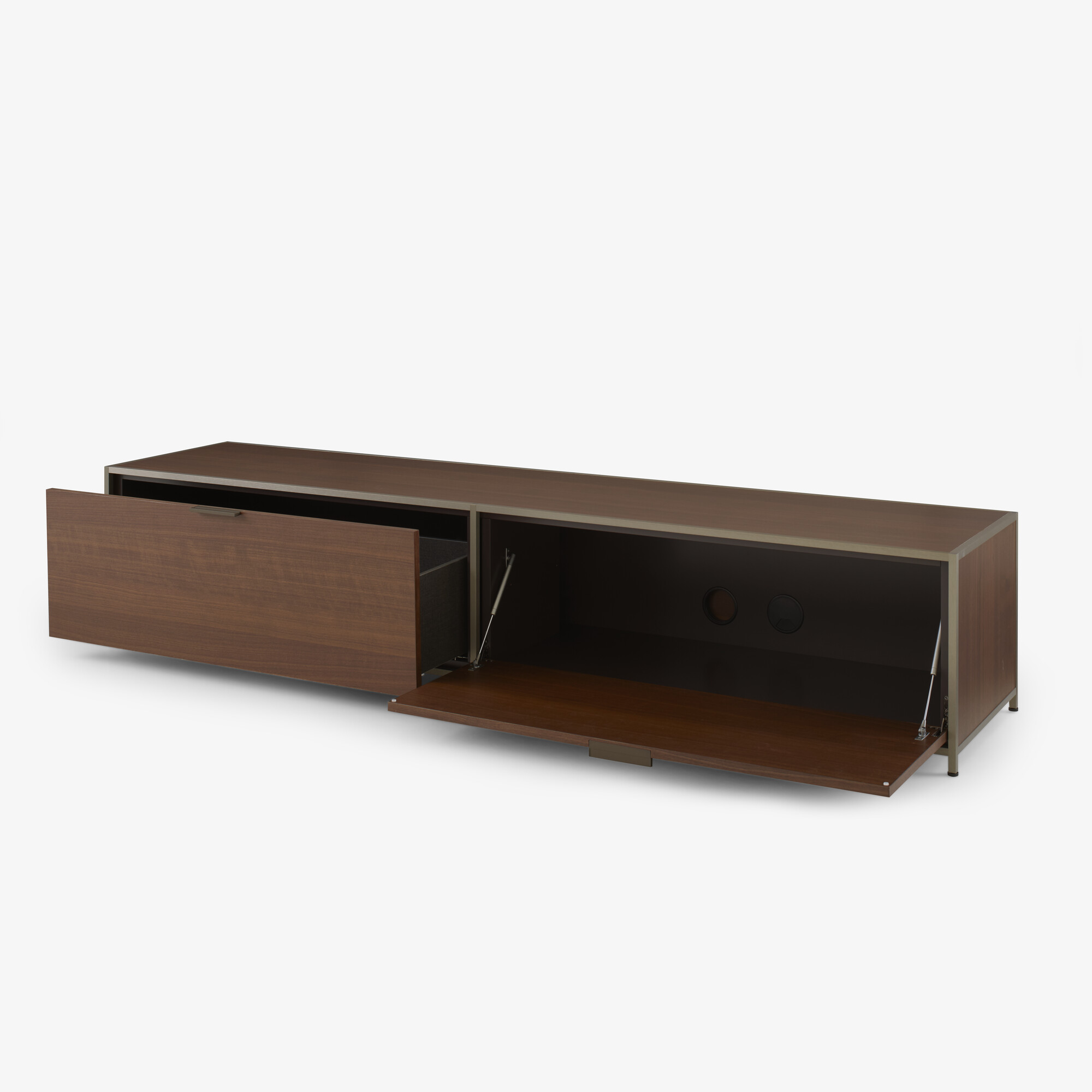 Image Tv cabinet 1 drawer + 1 flap door  3