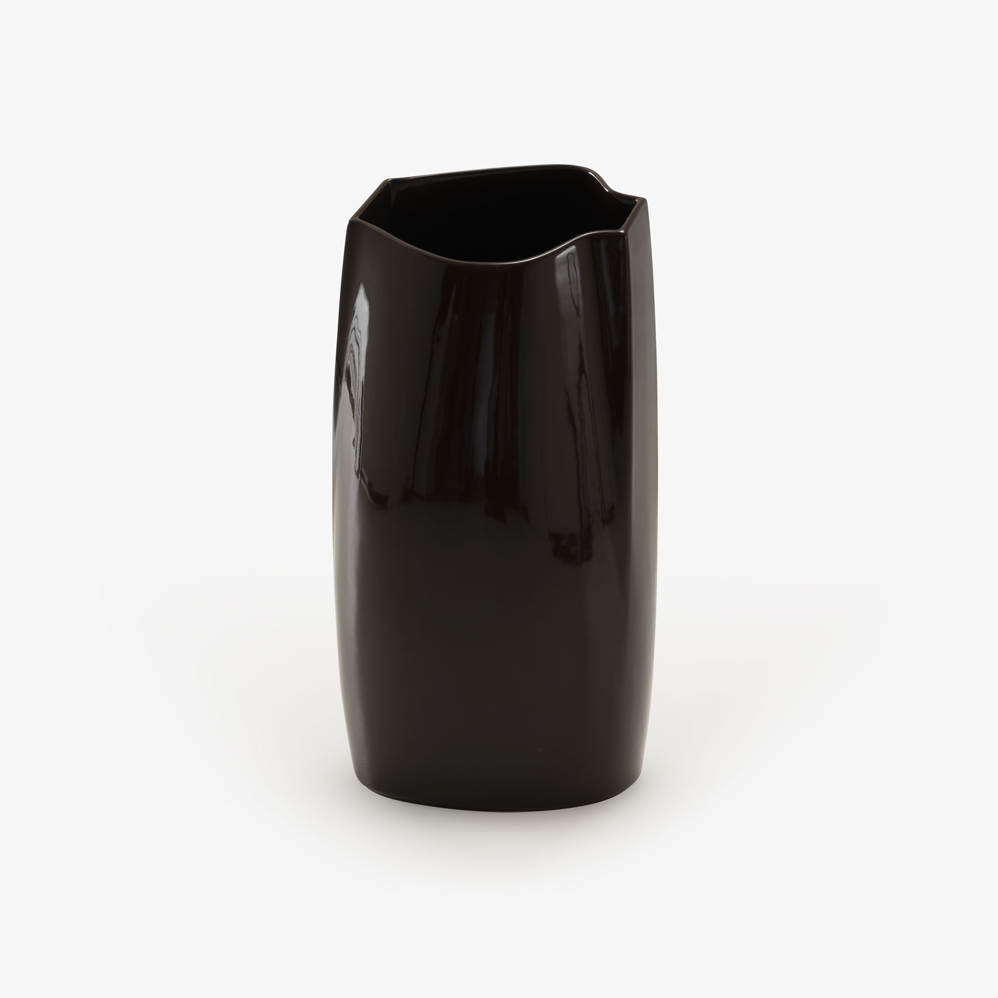 Image VASE LARGE BRUN CHOCOLAT