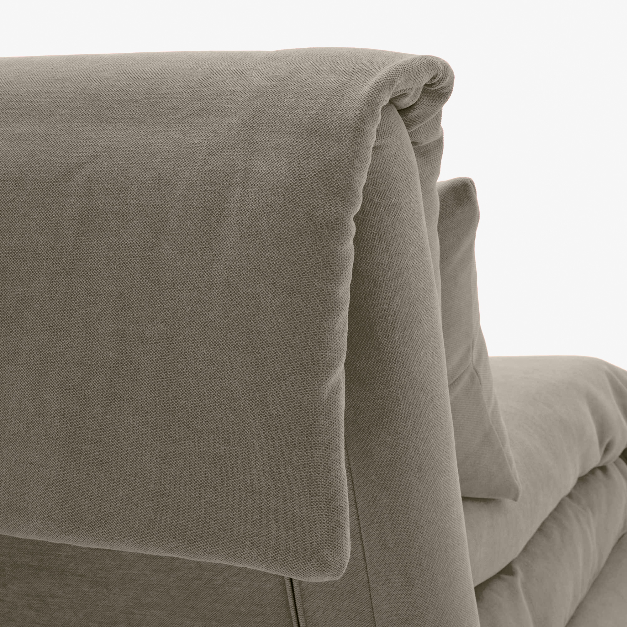 Image Bedsettee 155 without arms with lumbar cushions soft version amalfi fabric 8