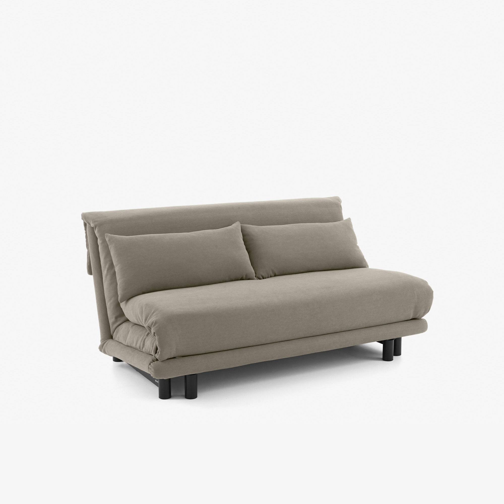 Image Bedsettee 155 without arms with lumbar cushions soft version amalfi fabric 2
