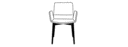 CARVER CHAIR BASE BLACK-STAINED BEECH 