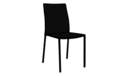 SILLA PIEL NEGRA 
