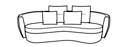 SOFA CURVO  
