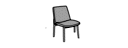 CHAIR GUARICHE STAINED ASH BASE 