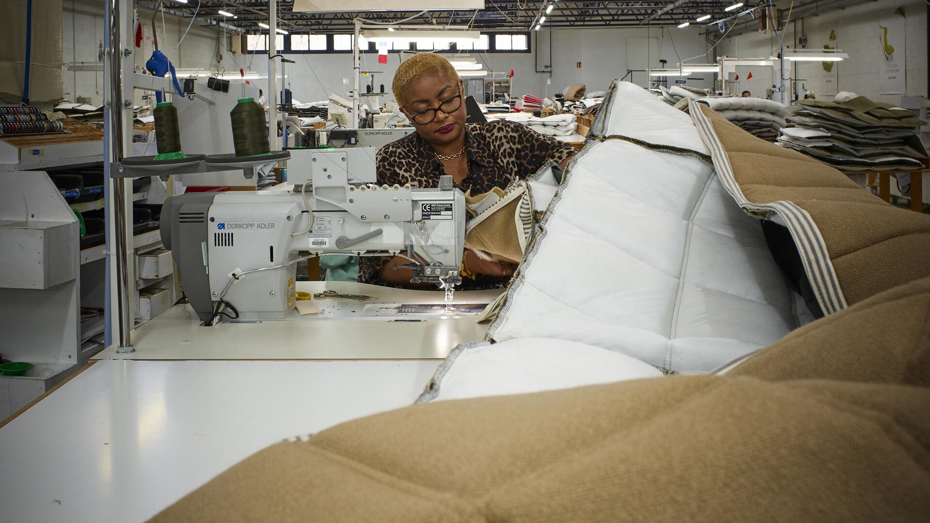 In the workshop with Ghyslaine Vieux